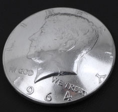 オールドケネディ-1964コインコンチョ<横顔>ボタンループ式