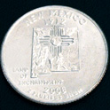 ニューメキシコ州クウォーターニッケルコイン