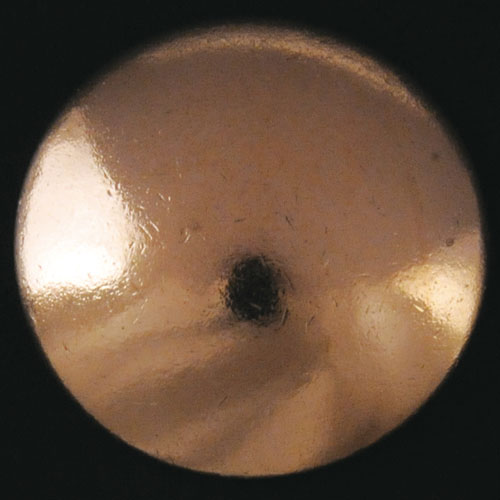 LCプレーンコンチョ（純銅）ネジ16 mm