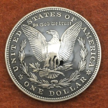 オールドモーガンコインコンチョ＜イーグル＞1921年(いぶし銀)BUネジ式