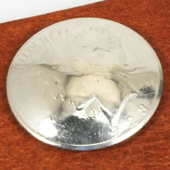 オールドシルバーピースコインコンチョ1922～1927年 ランクC ネジ式