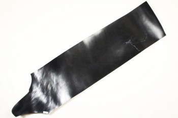 <焼き印革セール!!>30ｃｍ巾カット販売・栃木ワイルドサドルレザー<ブラック>(33デシ)