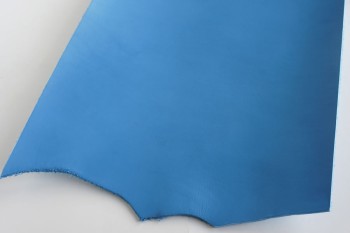 30 cm巾カット販売・LCカラーヌメ革<ブルー>
