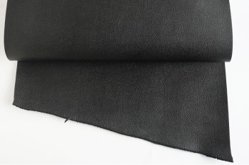 激安！30 cm幅カット販売＜牛色革・黒＞ (25 デシ)
