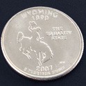 ワイオミング州クウォーターニッケルコイン