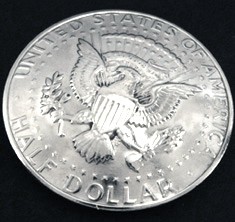 オールドケネディ-1971～コインコンチョ<イーグル>ボタンループ式